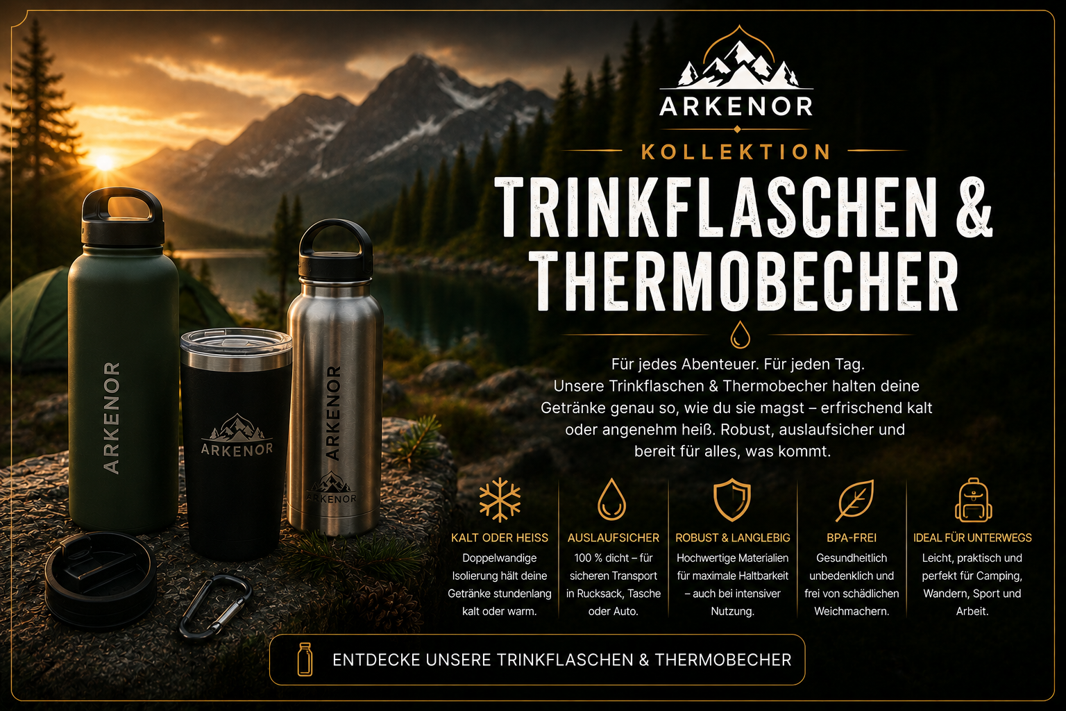 Trinkflaschen & Thermobecher