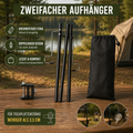 Arkenor Camping Lamp Stand - Foldable Lantern Holder with Table Clamp