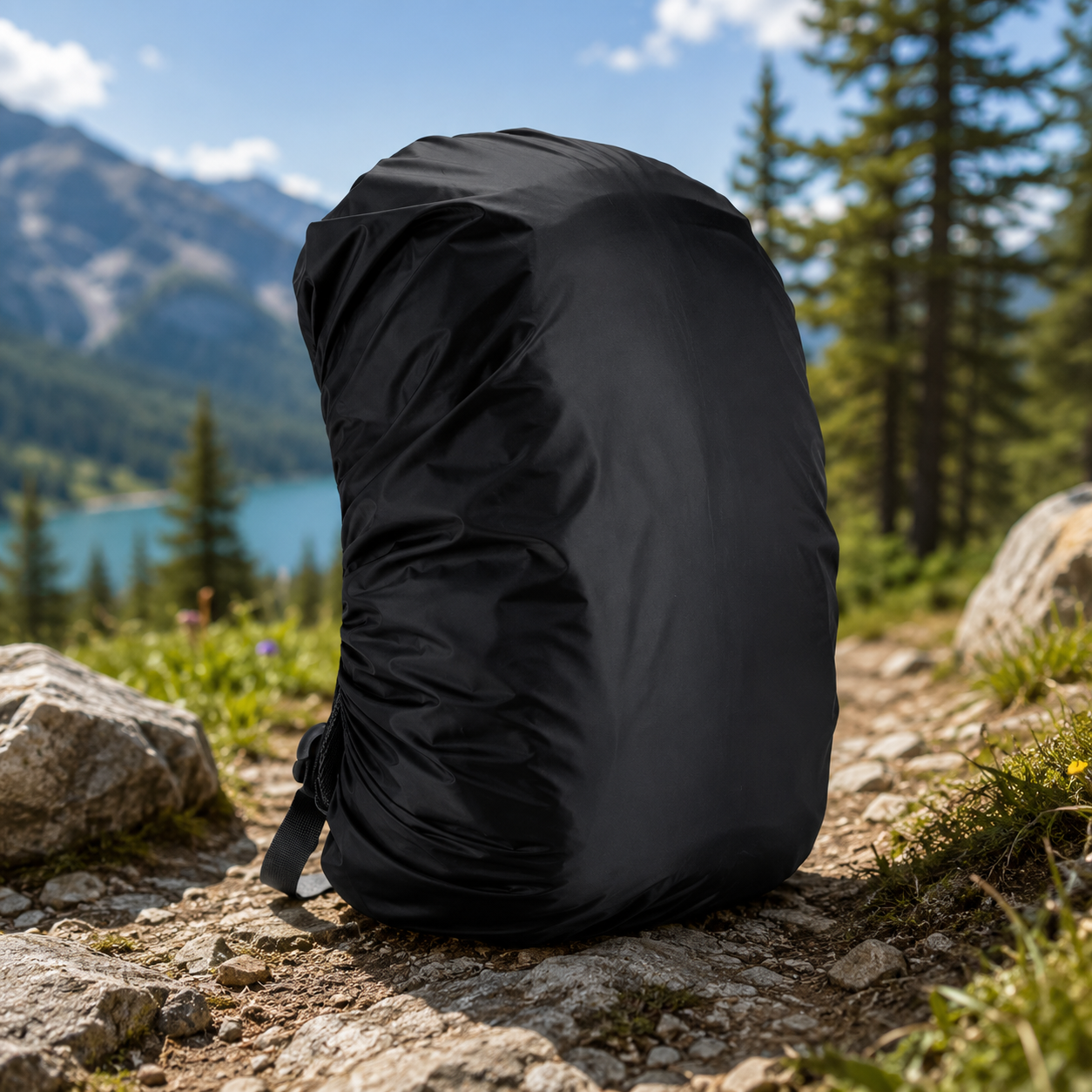 Regenhülle für Rucksäcke – Wasserdichter Regenschutz 35L/60L