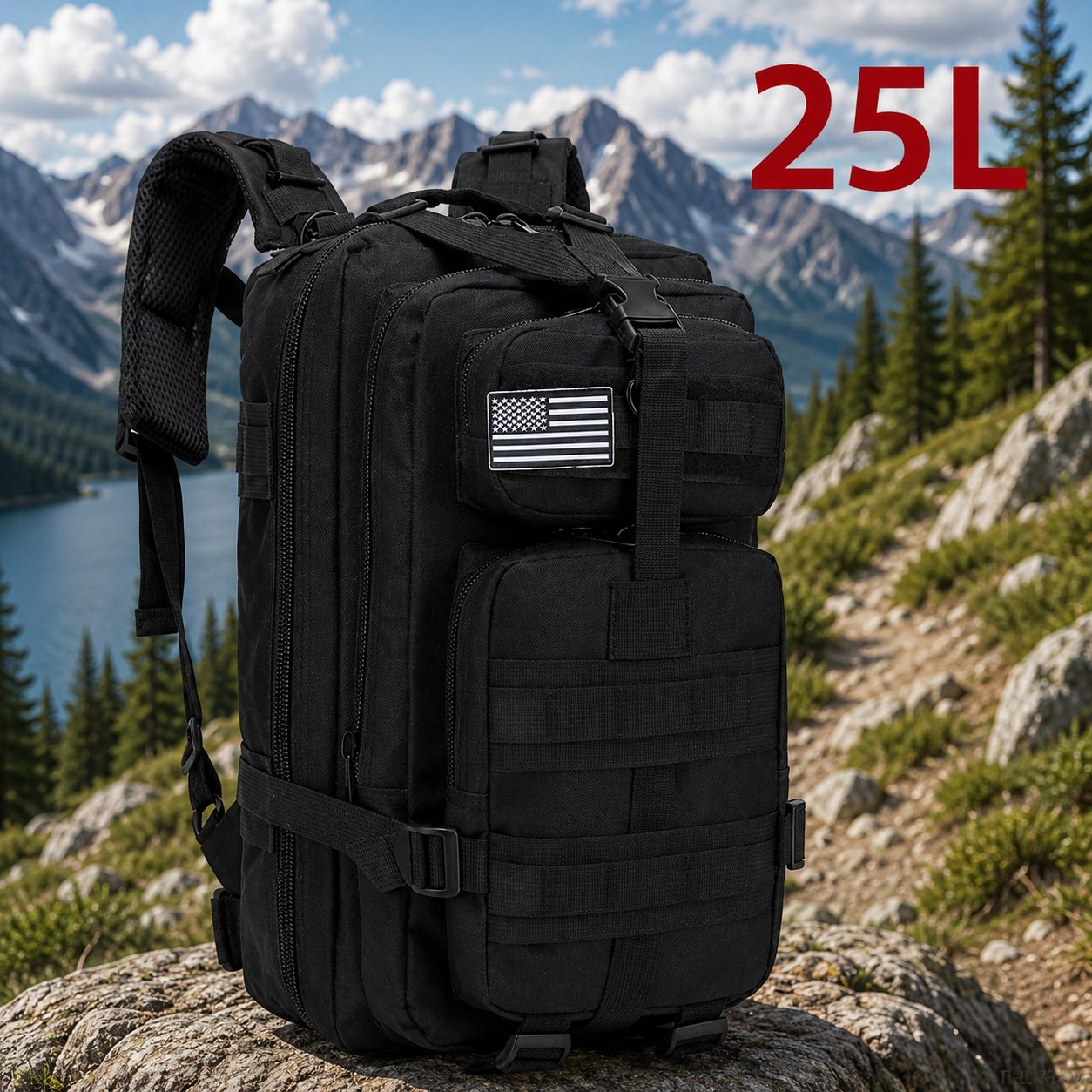 Outdoor-Rucksack 25L / 50L – Robuster Trekking- & Campingrucksack für Abenteuer