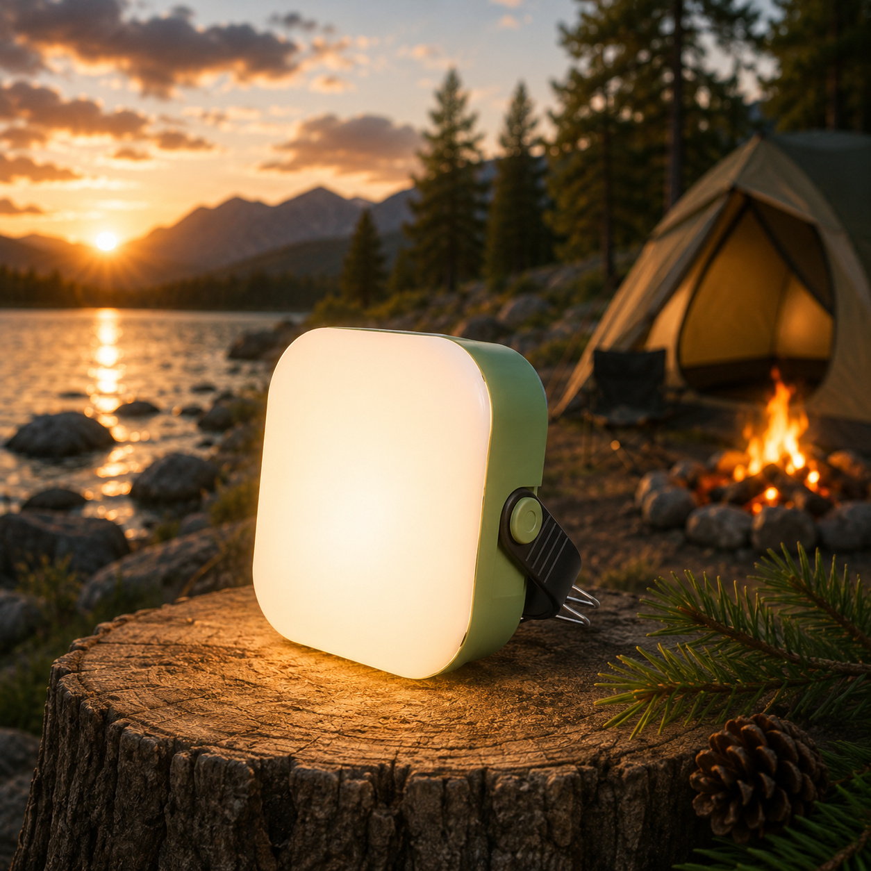 Arkenor 500W LED Camping-Laterne - Wiederaufladbare Outdoor-Leuchte