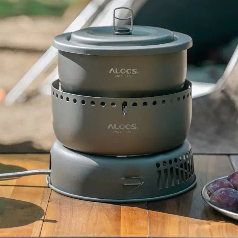 Arkenor StormCook™ Pro | Premium Outdoor-Kochset mit Spirituskocher