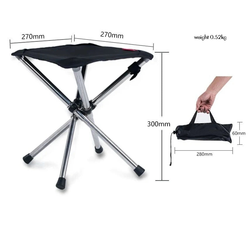 Arkenor TrekSeat™ – Ultraleichter Camping-Klapphocker