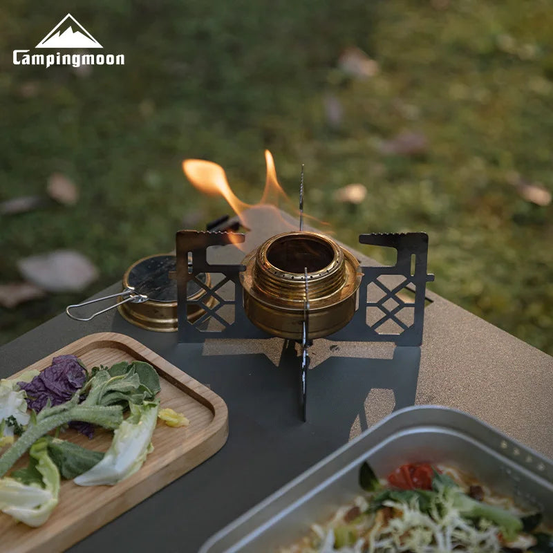 ARKENOR Campingmoon AS-1-ST Alkoholkocherständer – kompakt, robust & ideal für unterwegs