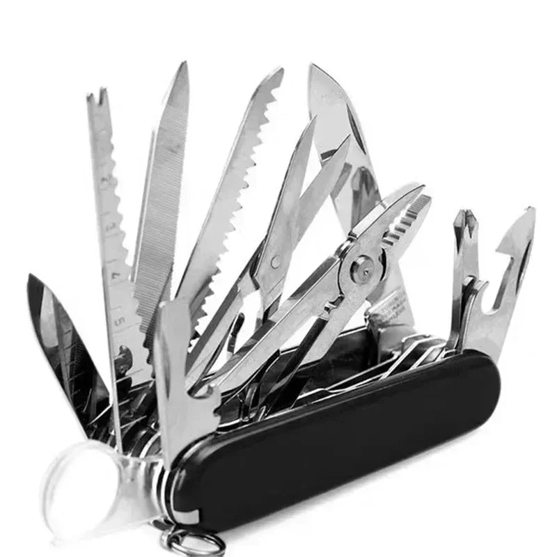Arkenor 30-in-1 Outdoor Multitool – Kompaktes Edelstahl-Taschenwerkzeug für Camping & Alltag
