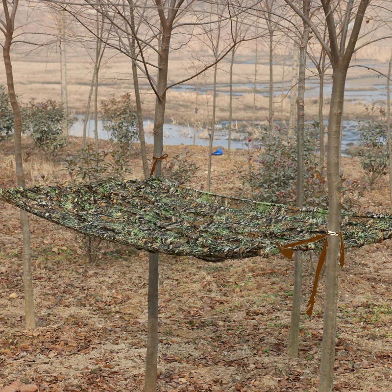 3D Tarn-Poncho Outdoor – Camouflage Tarnumhang für Bushcraft, Naturbeobachtung & Outdoor