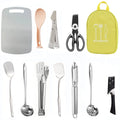 Arkenor CampKitchen™ | Camping-Küchenutensilien-Set mit Aufbewahrungstasche