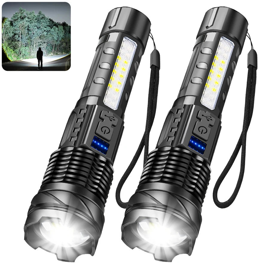 Arkenor LED Flashlight XHP70 – Rechargeable | 2300 Lumens