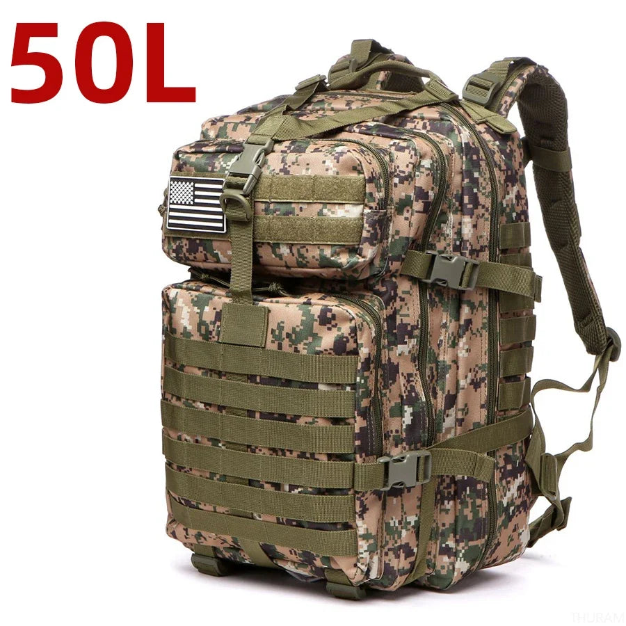 Outdoor Backpack 25L / 50L – Robust Trekking & Camping Backpack for Adventures