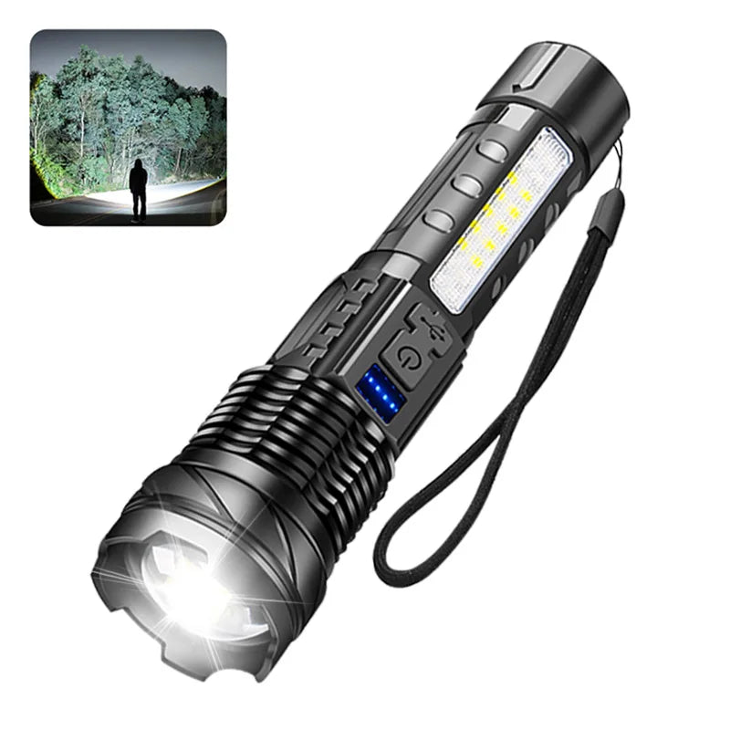 Arkenor LED Flashlight XHP70 – Rechargeable | 2300 Lumens