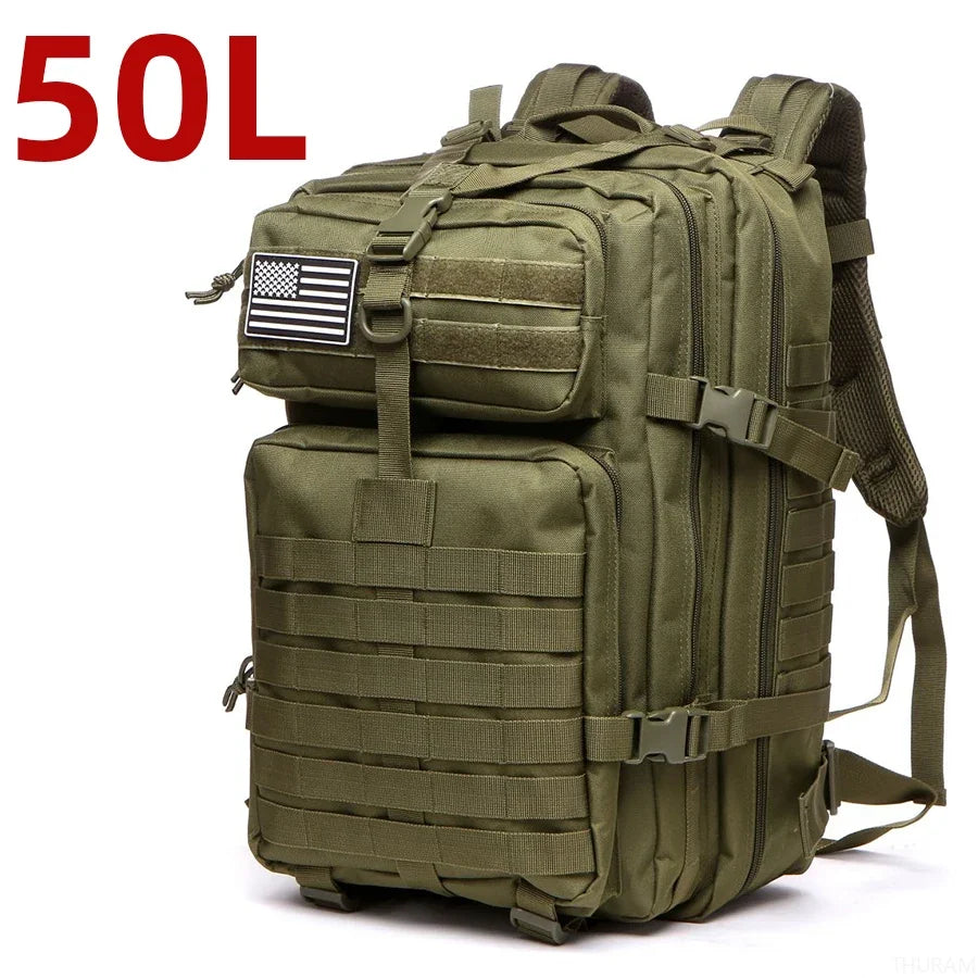 Outdoor-Rucksack 25L / 50L – Robuster Trekking- & Campingrucksack für Abenteuer