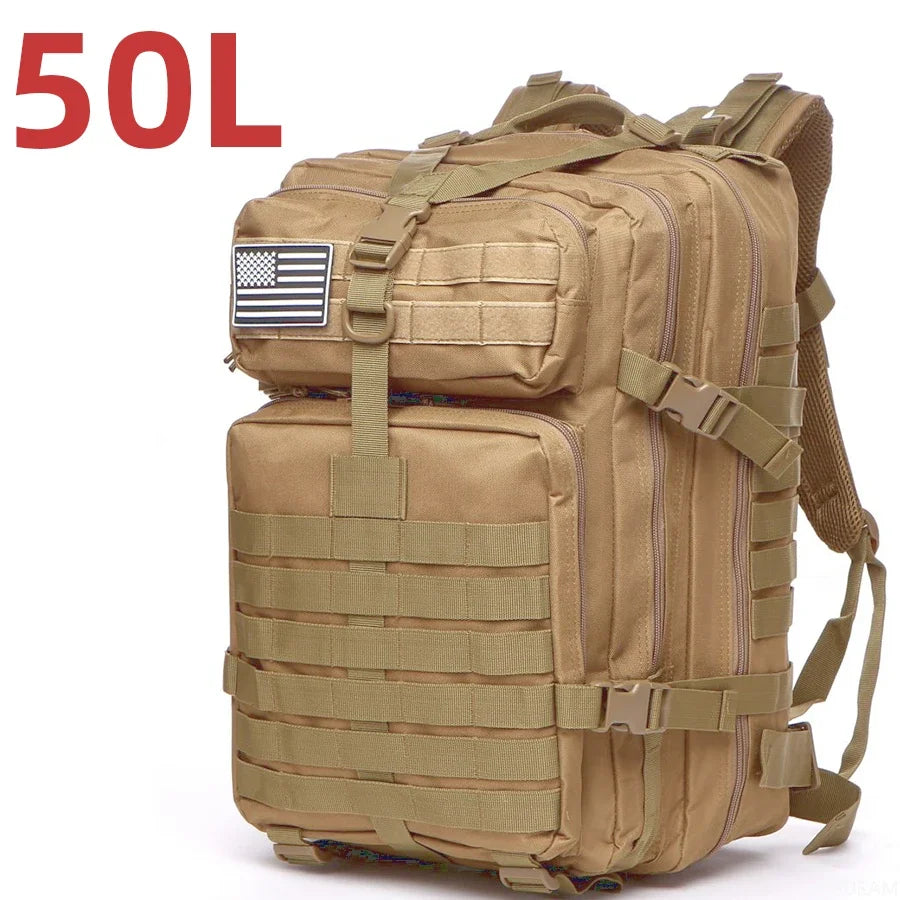 Outdoor Backpack 25L / 50L – Robust Trekking & Camping Backpack for Adventures