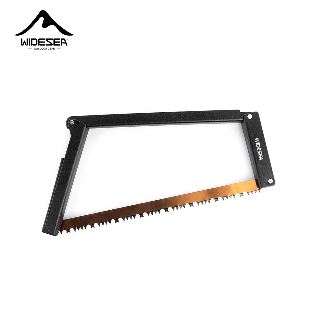 Arkenor Widesa Klappbare Camping-Bügelsäge-Leichte Outdoor-Säge aus Aluminium