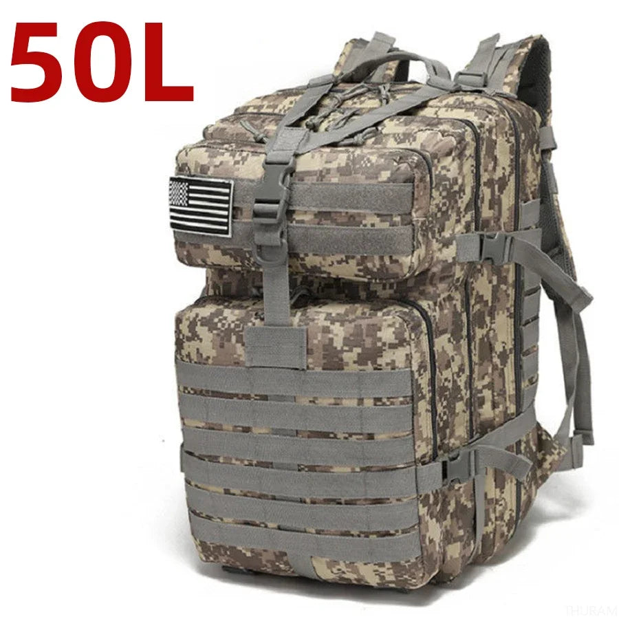 Outdoor Backpack 25L / 50L – Robust Trekking & Camping Backpack for Adventures